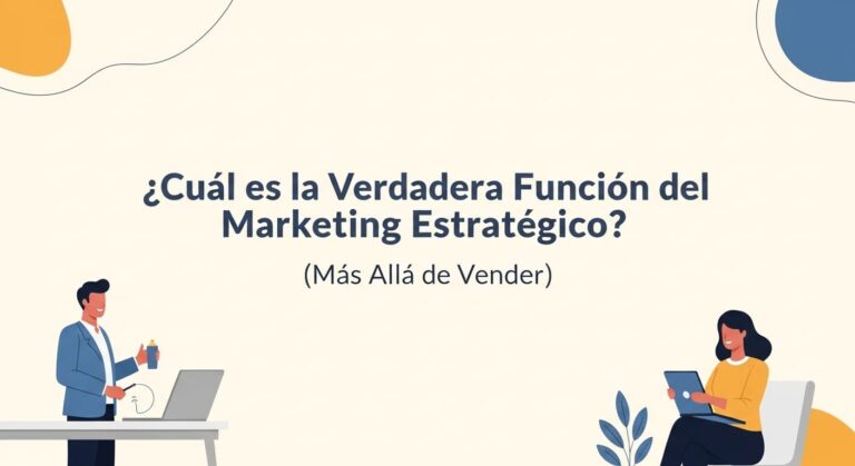 función del marketing estrategico